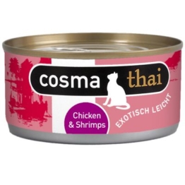 Cosma Thai in Jelly, Huhn & Shrimps - 6 x 170 g