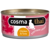 Cosma Thai in Jelly, Huhn & Thunfisch - 6 x 170 g