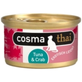 Cosma Thai in Jelly, Thunfisch & Krebsfleisch - 6 x 85 g