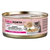 Feline Porta 21 Kitten, Hühnerfleisch mit Reis - 6 x 156 g