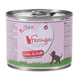 Feringa Menü Kitten, Huhn & Kalb - 6 x 200 g