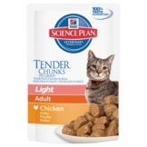 Hill's Feline Adult Light, mit Huhn - 6 x 85 g