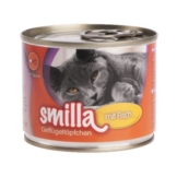 Smilla Geflügeltöpfchen, zartes Geflügel mit Fisch - 6 x 200 g