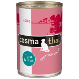 Sparpaket Cosma Thai in Jelly 12 x 400 g - Thunfisch & Krebsfleisch