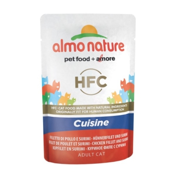 Almo Nature HFC Cuisine Hühnerfilet und Surimi - 24x55g