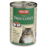 Animonda Katzenfutter Brocconis Wild und Geflügel - 12x400g