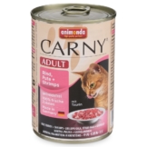 Animonda Katzenfutter Carny Adult Rind, Pute & Shrimps - 12x400g