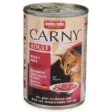 Animonda Katzenfutter Carny Adult Rind und Herz - 12x400g