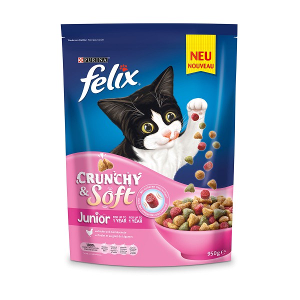 Felix Crunchy & Soft Trockenfutter günstig kaufen Alle Sorten