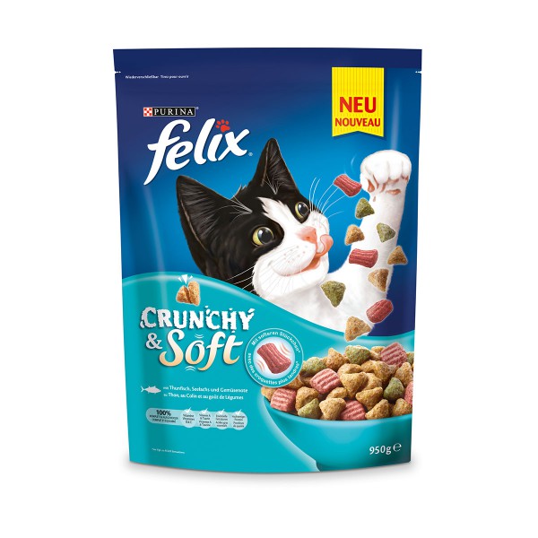 Felix Crunchy & Soft Trockenfutter günstig kaufen Alle Sorten