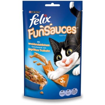 FELIX FunSauces Truthahngeschmack 5x15g - 5er Pack