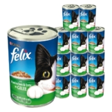 Felix Häppchen in Gelee 24x400g - Kaninchen & Ente