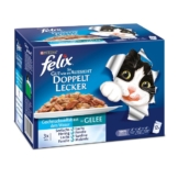 Felix So gut wie es aussieht Doppelt lecker Fisch Mix12x100g