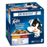Felix So gut wie es aussieht Doppelt lecker Fleisch Mix 24x100g