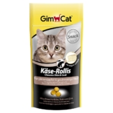 GimCat Katzensnack Käse-Rollis Skin & Coat 40g