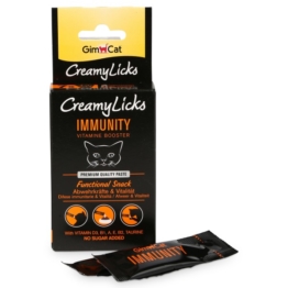GimCat Katzensnacks Creamy Licks Immunity 7x5g - 7x5g