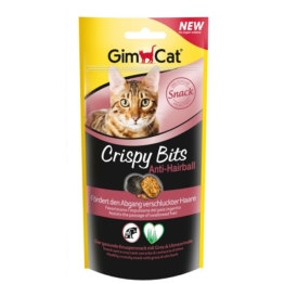 GimCat Katzensnacks Crispy Bits Anti-Hairball 40g - 3x40g