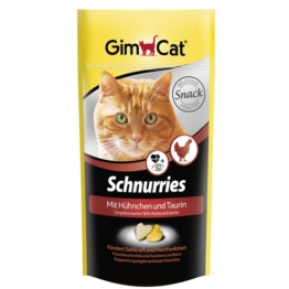 GimCat Katzensnacks Schnurries Hühnchen und Taurin - 40g