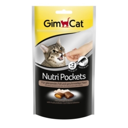 GimCat Nutri Pockets Geflügel + Biotin 60g