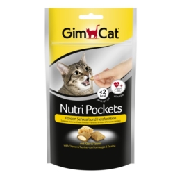 GimCat Nutri Pockets Käse + Taurin 60g