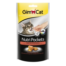 GimCat Nutri Pockets Lachs + Omega 3&6 60g