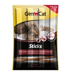GimCat Sticks Truthahn & Kaninchen - 3x4 St.