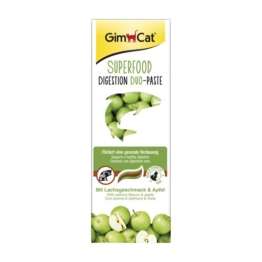 GimCat Superfood Digestion Duo-Paste mit Lachsgeschmack und Apfel - 3x50g