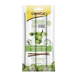 GimCat Superfood Duo-Sticks mit Rind & Apfelgeschmack - 3x3 Stück
