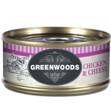 Greenwoods Adult Hühnchenfilet mit Käse - 6 x 70 g