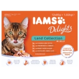 Iams Delights Multipack Land Collection in Gelee 12x85g