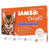 Iams Delights Multipack Land & Sea Collection in Gelee - 12x85g
