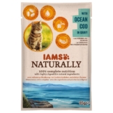 IAMS Naturally Katze Nassfutter Adult Kabeljau in Sauce - 85g