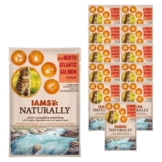 IAMS Naturally Katze Nassfutter Adult Lachs in Sauce - 24x85g