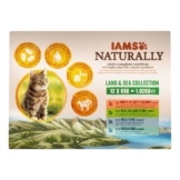 IAMS Naturally Katze Nassfutter Adult Land & See Mix in Sauce 12x85g