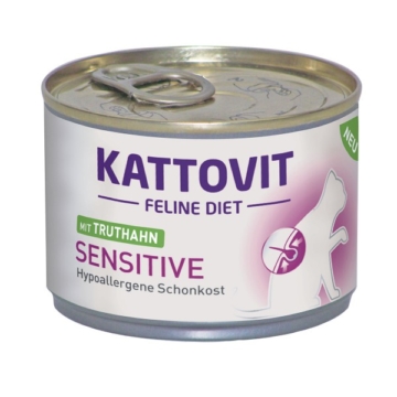 KATTOVIT Feline Diet Sensitive mit Truthahn 12x175g