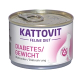 Kattovit Katzenfutter Feline Diät Diabetes/Gewicht 12x175g