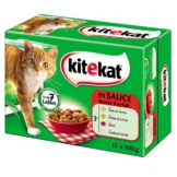 Kitekat Multipack Portionsbeutel -Bunte Vierfalt- 12x100g - 1 Stück