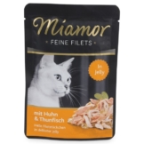 Miamor Feine Filets Standbeutel Huhn und Thunfisch - 12x100g