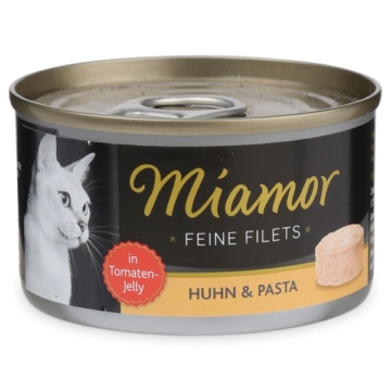 Miamor Katzenfutter Feine Filets in Jelly Huhn und Pasta - 12x100g