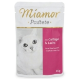 Miamor Katzenfutter Pastete Geflügel und Lachs - 12x85g