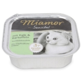 Miamor Katzenfutter Sensibel Kalb und Kartoffel - 16x100g