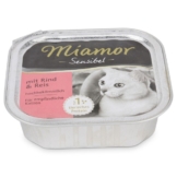 Miamor Katzenfutter Sensibel Rind und Reis - 100g