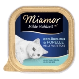 Miamor Milde Mahlzeit Geflügel Pur & Forelle - 16x100g