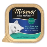 Miamor Milde Mahlzeit Senior Geflügel Pur & Rehwild - 100g