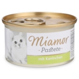 Miamor Nassfutter Katzenzarte Fleischpastete Kaninchen - 12x85g