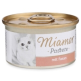 Miamor Nassfutter Katzenzarte Fleischpastete mit Fasan - 12x85g