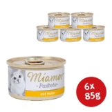 Miamor Nassfutter Katzenzarte Fleischpastete mit Huhn - 6x85g