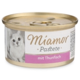 Miamor Nassfutter Katzenzarte Fleischpastete mit Thunfisch - 12x85g