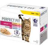 Perfect Fit Katzenfutter Adult 1+ Mix Multipack 12x85g