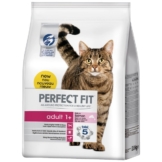 Perfect Fit Katzenfutter Adult 1+ reich an Lachs - 2,8kg